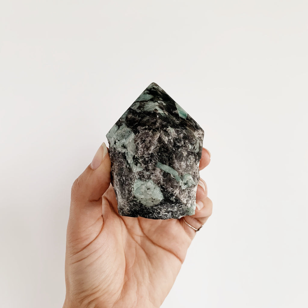 Everardo Rocks Emerald Rough Tower - Rock Shop – Almanac Supply Co.