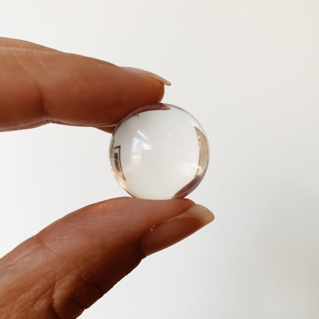 Clear Quartz star sphere
