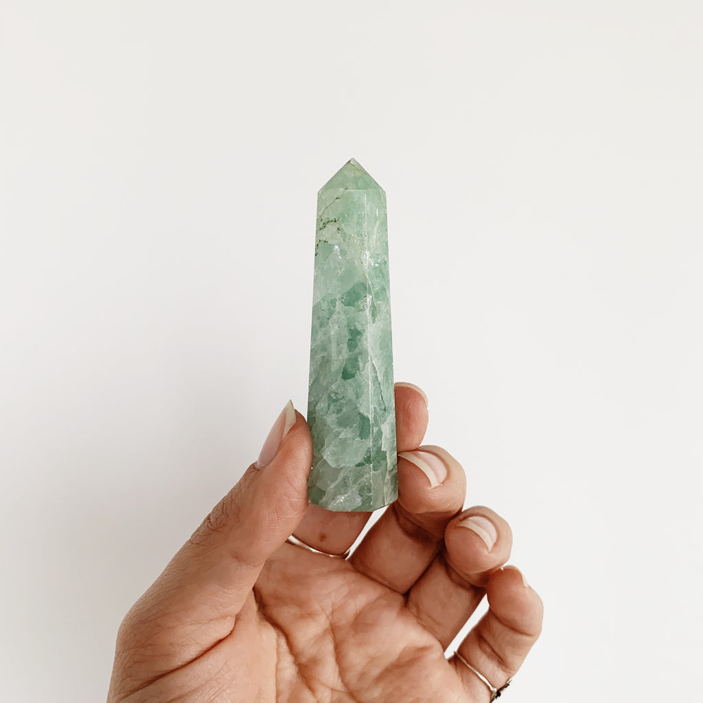 Green Fluorite tower