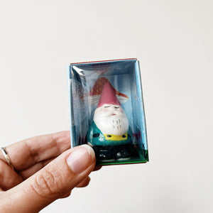 Ceramic Gnome Figurine in box