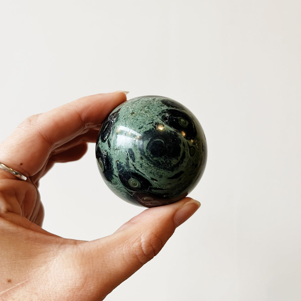 Kambaba Jasper sphere