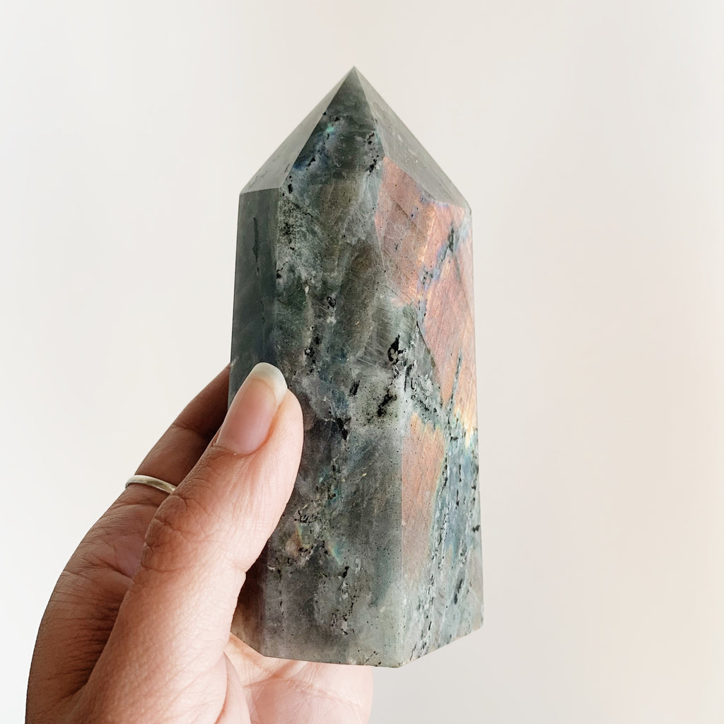 Rare Labradorite tower