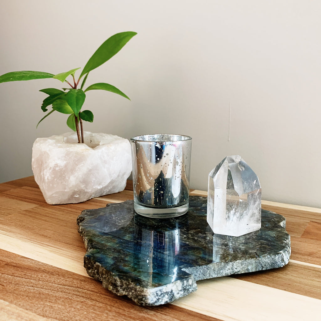 Labradorite tray
