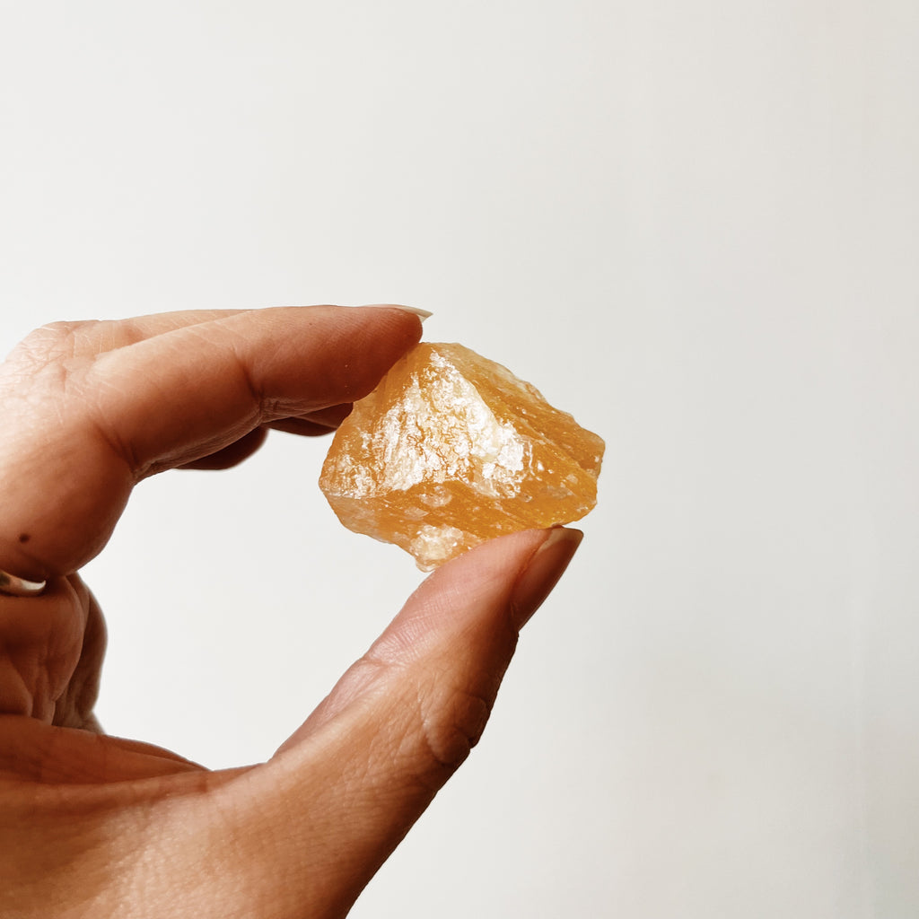 Orange Calcite Chunk