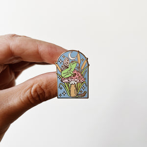 Frog Fairy Enamel Pin