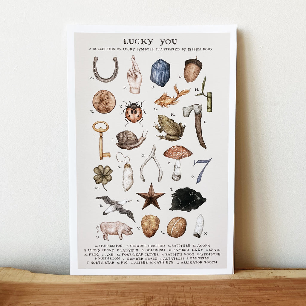 Lucky You Art Print
