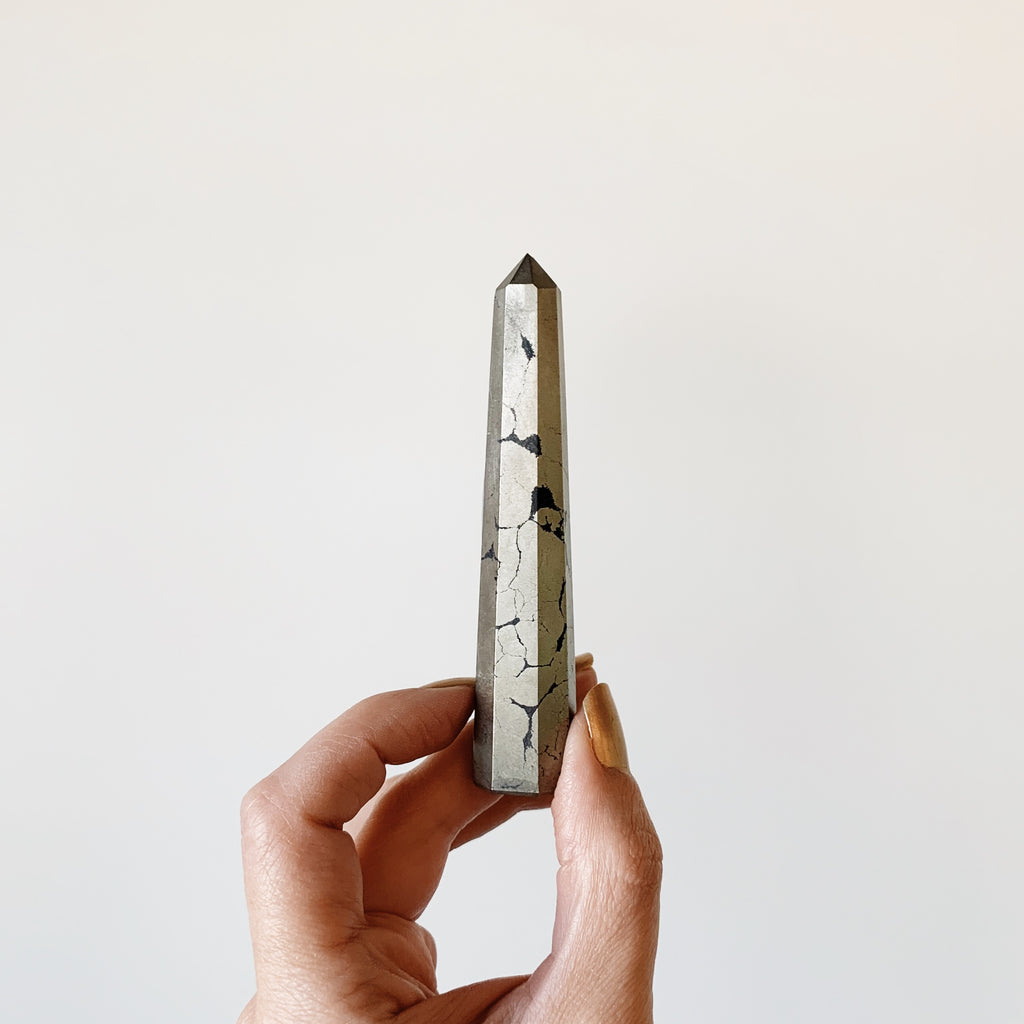 Eight-sided Pyrite tower