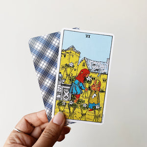 6 of Cups card from the Rider Waite Deck