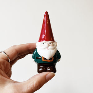 Gnome Ring Holder with Red hat