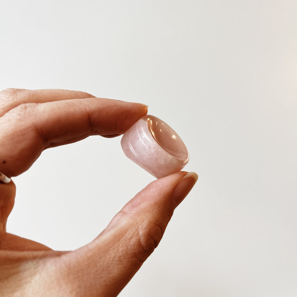 Rose  Quartz sphere stand