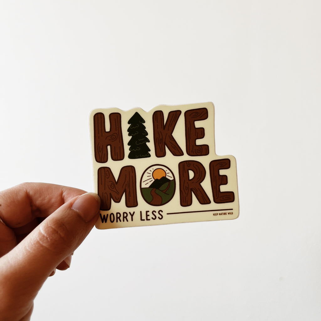 Hike More Sticker