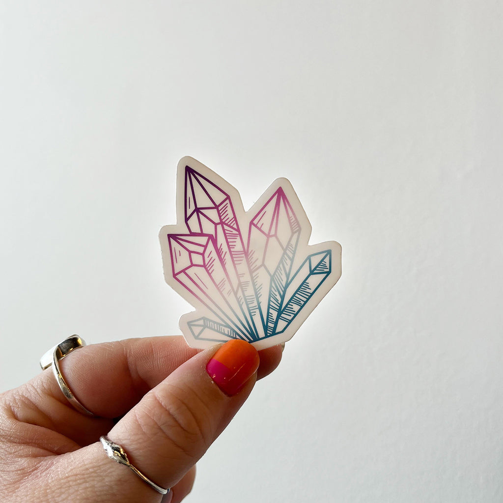 Rainbow Crystals Sticker