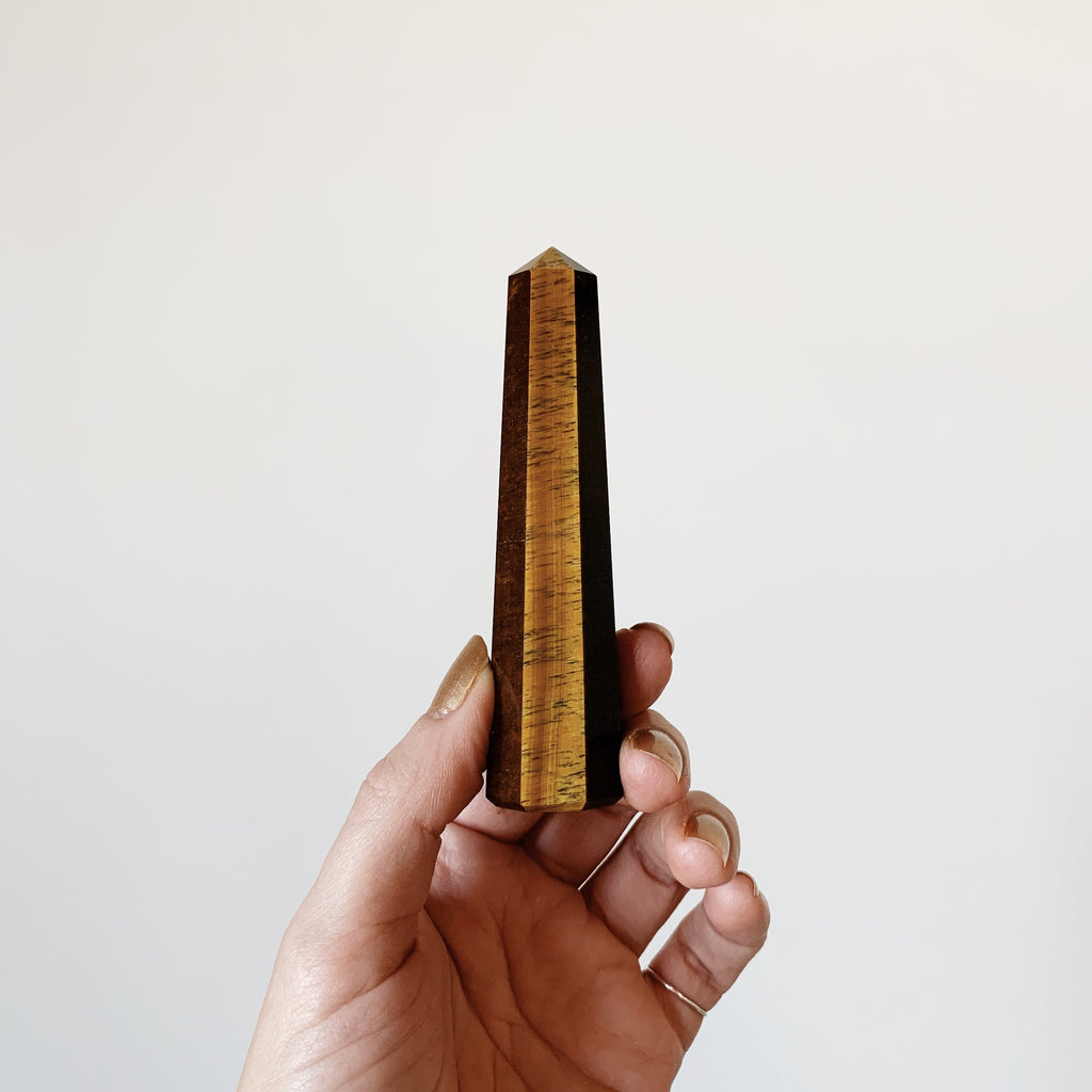 Eight-side Tiger Eye Tower