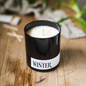 Winter Gemstone Candle in 10z Glass Tumbler