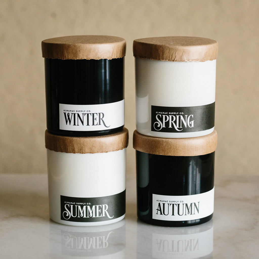Seasonal Candles in 10z Jars