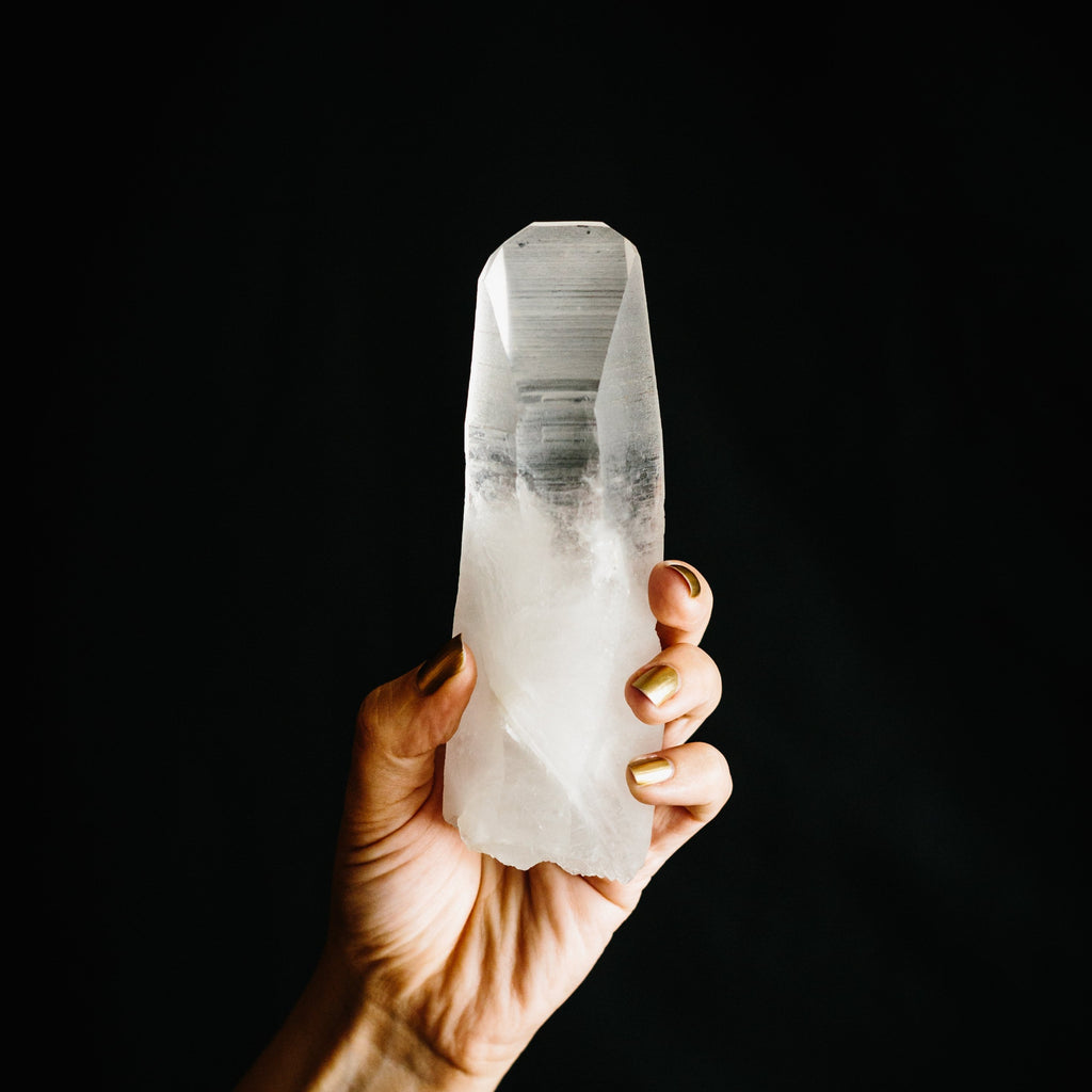 Clear Lemurian Quartz point