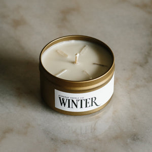 Winter Snow Gel Candle -  Norway